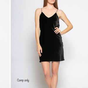 LAVENDER BROWN velvet dress